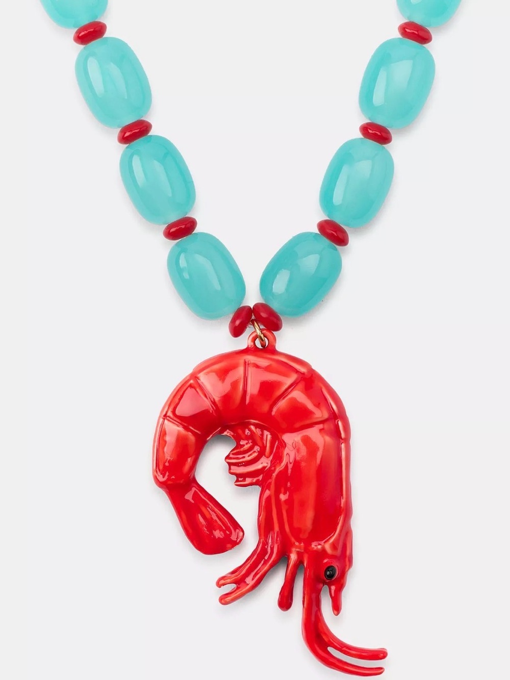 Zara Style Shrimp Bead Necklace
